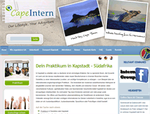 Tablet Screenshot of de.capeintern.com